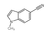 1-METHYL-1H-INDOLE-5-CARBONITRILE Structure