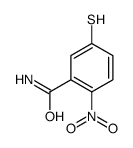 2-nitro-5-sulfanylbenzamide结构式