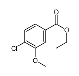 ethyl 4-chloro-3-methoxybenzoate structure