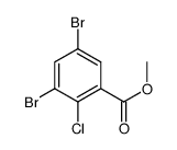 methyl 3,5-dibromo-2-chlorobenzoate Structure