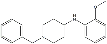 1-benzyl-N-(2-Methoxyphenyl)piperidin-4-aMine结构式