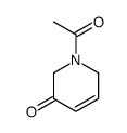 1-acetyl-2,6-dihydropyridin-3-one结构式