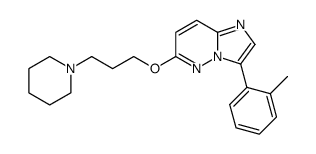 6-(3-piperidin-1-yl-propoxy)-3-O-tolyl-imidazo[1,2-b]pyridazine Structure