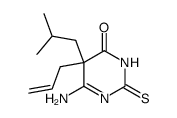 5-allyl-6-amino-5-isobutyl-2-thioxo-2,5-dihydro-3H-pyrimidin-4-one Structure