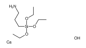 calcium,dihydroxy(oxo)silane,3-triethoxysilylpropan-1-amine结构式