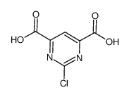 2-chloropyrimidine-4,6-dicarboxylic acid结构式