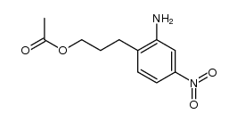 1-acetoxy-3-(2-amino-4-nitro-phenyl)-propane Structure