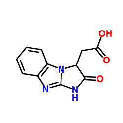 (2-Oxo-2,3-dihydro-1H-imidazo[1,2-a]benzimidazol-3-yl)acetic acid Structure