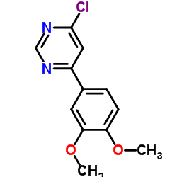 4-Chloro-6-(3,4-dimethoxy-phenyl)-pyrimidine picture