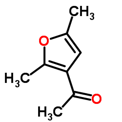 3-乙酰基-2,5-二甲呋喃结构式