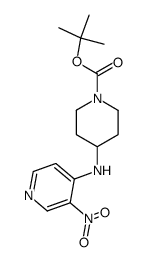 4-(3-nitro-pyridin-4-ylamino)-piperidine-1-carboxylic acid tert-butyl ester Structure