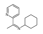 N-cyclohexyl-1-pyridin-2-ylethanimine Structure