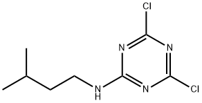 1,3,5-Triazin-2-amine, 4,6-dichloro-N-(3-methylbutyl)-结构式