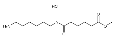 N-(6-amino-hexyl)-adipamic acid methyl ester, hydrochloride Structure