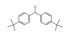 (bis(4-(tert-butyl)phenyl)methyl)lithium Structure