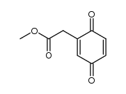 methyl 2-(3,6-dioxocyclohexa-1,4-dien-1-yl)acetate Structure