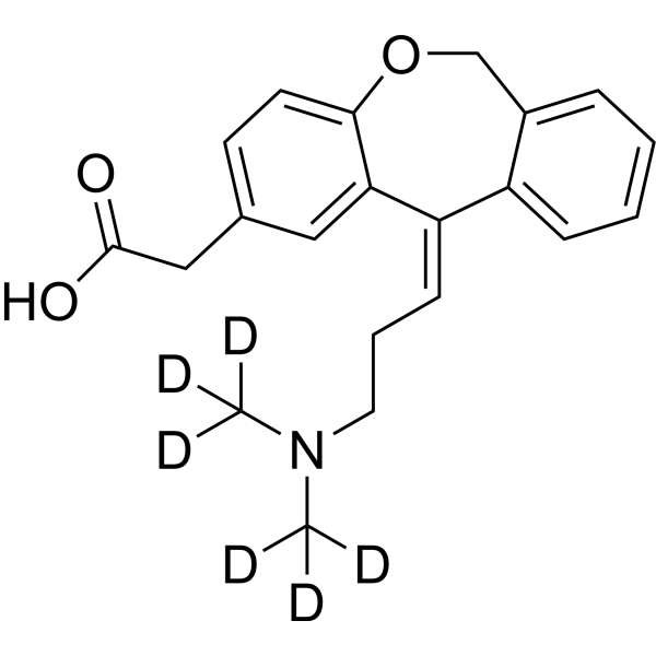 Olopatadine-d6结构式