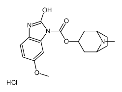 (8-methyl-8-azabicyclo[3.2.1]octan-3-yl) 6-methoxy-2-oxo-3H-benzimidazole-1-carboxylate,hydrochloride Structure