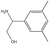 2-氨基-2-(3,5-二甲基苯基)乙醇结构式