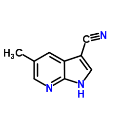 3-Cyano-5-Methyl-7-azaindole结构式