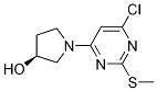 (S)-1-(6-Chloro-2-methylsulfanyl-pyrimidin-4-yl)-pyrrolidin-3-ol Structure