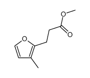 methyl 3-(3-methyl-2-furanyl)propionate Structure