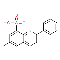 8-Quinolinesulfonic acid,6-methyl-2-phenyl- Structure