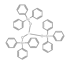 Boric acid,tris(triphenylstannyl) ester结构式