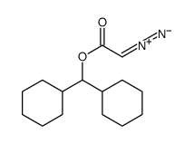 2-diazonio-1-(dicyclohexylmethoxy)ethenolate结构式