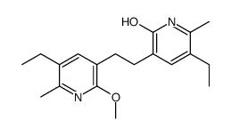 5-ethyl-3-[2-(5-ethyl-2-methoxy-6-methylpyridin-3-yl)ethyl]-6-methyl-1H-pyridin-2-one结构式