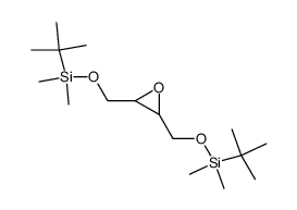 2,3-bis(((tert-butyldimethylsilyl)oxy)methyl)oxirane Structure