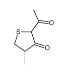 3(2H)-Thiophenone, 2-acetyldihydro-4-methyl- (9CI)结构式