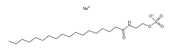 N-[2-[(Sodiosulfo)oxy]ethyl]octadecanamide Structure