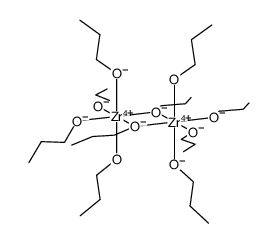 zirconium n-propoxide Structure