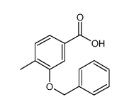 3-(苄氧基)-4-甲基苯甲酸结构式