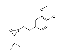 3-tert-butyl-2-[2-(3,4-dimethoxyphenyl)ethyl]oxaziridine结构式