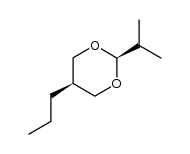 2α-Isopropyl-5α-propyl-1,3-dioxane Structure