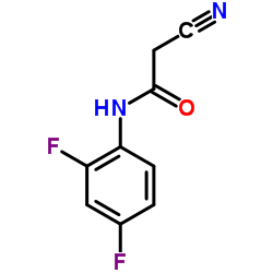 2-CYANO-N-(2,4-DIFLUORO-PHENYL)-ACETAMIDE structure