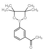 1-(3-(4,4,5,5-TETRAMETHYL-1,3,2-DIOXABOROLAN-2-YL)PHENYL)ETHANONE Structure