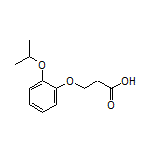 3-(2-Isopropoxyphenoxy)propanoic Acid Structure