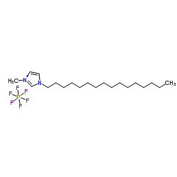 1-hexadecyl-3-methylimidazolium hexafluorophosphate structure