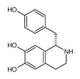 (S)-Higenamine结构式