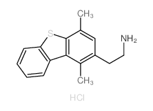 2-Dibenzothiopheneethanamine,1,4-dimethyl-, hydrochloride (1:1) Structure