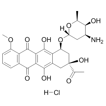 Daunorubicin HCl Structure