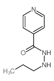 4-Pyridinecarboxylicacid, 2-propylhydrazide结构式