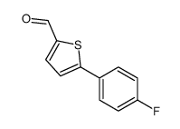 5-(4-氟苯基)噻吩-2-甲醛结构式