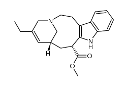 (7R,9R)-5-Ethyl-1,4,7,8,9,10-hexahydro-2H-3,7-methanoazacycloundecino[5,4-b]indole-9-carboxylic acid methyl ester picture