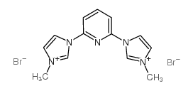 1,1'-(2,6-Pyridinediyl)bis(3-methylimidazolium) Dibromide structure