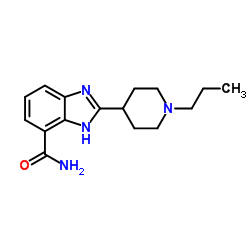 2-(1-PROPYL-4-PIPERIDINYL)-1H-BENZIMIDAZOLE-7-CARBOXAMIDE Structure