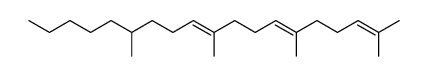 (6E,10E)-2,6,10,14-Tetramethyl-2,6,10-nonadecatriene Structure